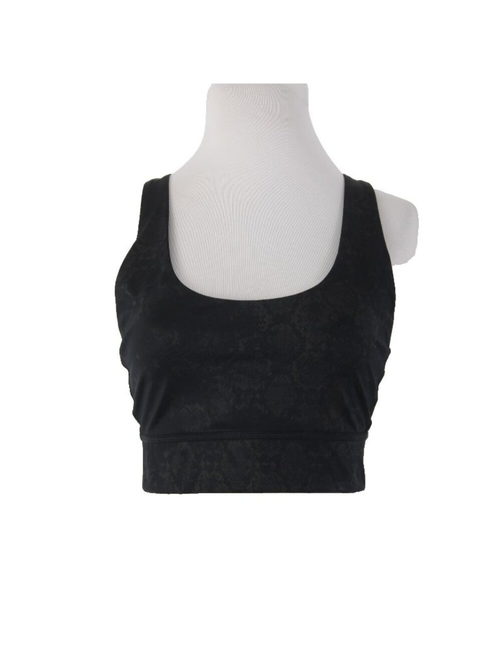 Joy Lab Sports Bra Sz L Black Gray Elastic Racer Back Sports Bra